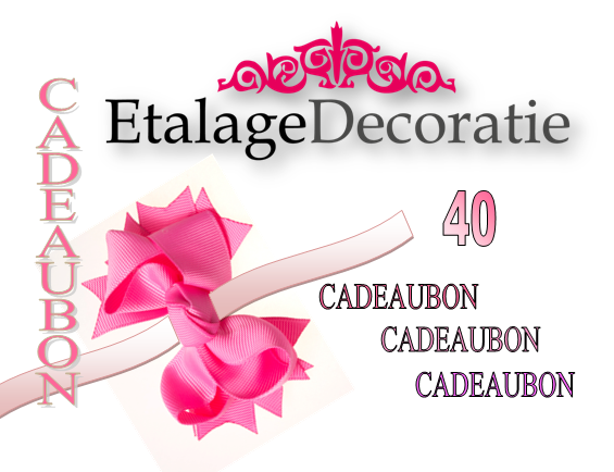 Cadeaubon van EtalageDecoratie.nl