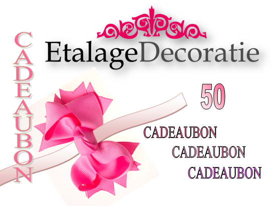 Cadeaubon van EtalageDecoratie.nl
