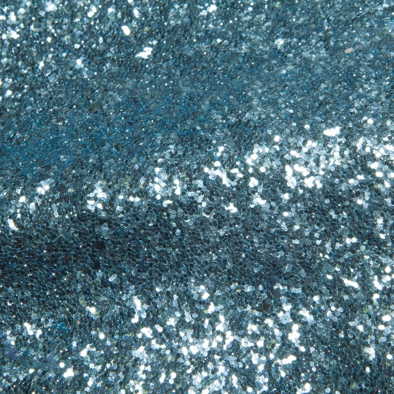 Glitter - loper Aqua shiny -15 mtr