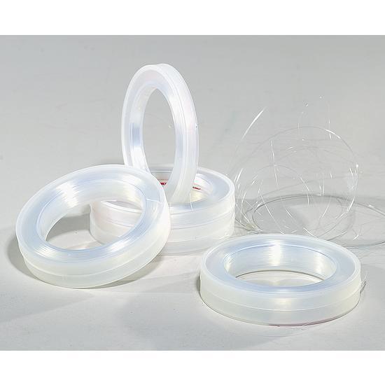 Nylon, transparent, in arm ring reels