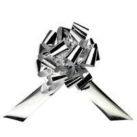 Metallic drawstring bows