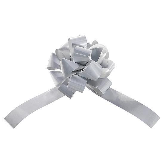 Metallic drawstring bows