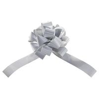 Metallic drawstring bows