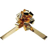 Metallic drawstring bows