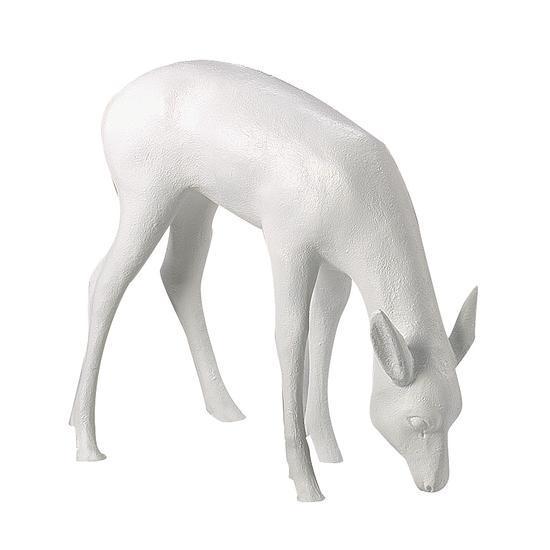 Small deer grazing