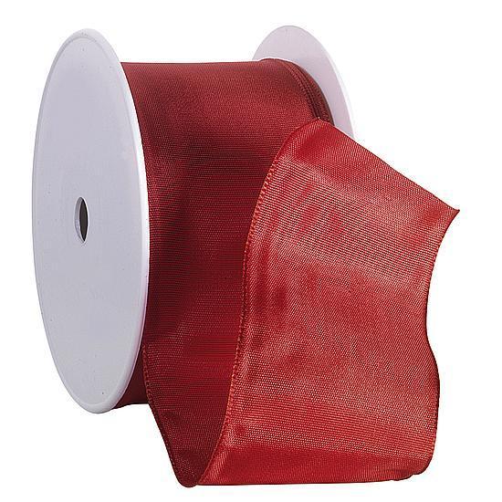 Fabric ribbon with wire edge