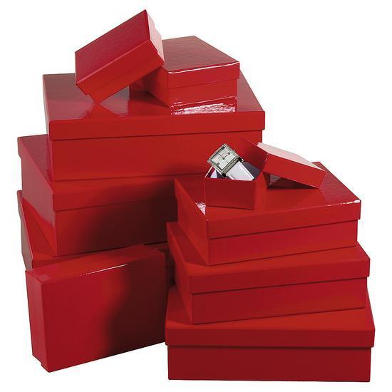 Cardboard boxes set "clasic" rechthoekig