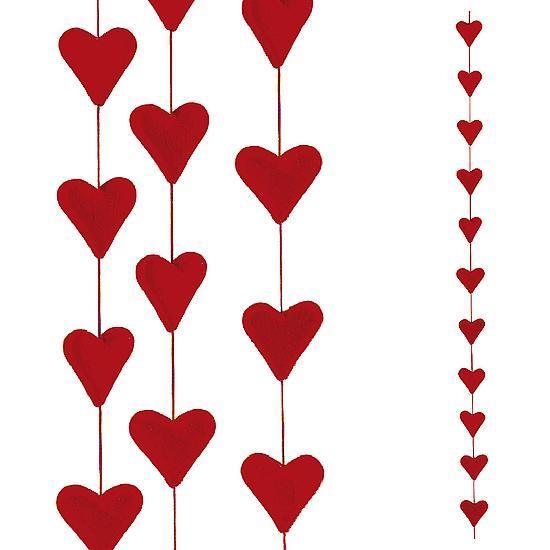Velvet heart chain