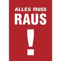 Poster "Alles muss raus"