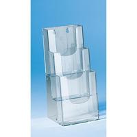 Brochure holder triple