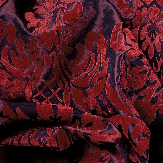 Taffeta with flock prints
