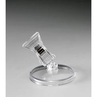 Clip with round base
