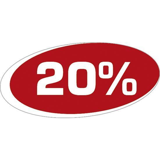 "Sticker ""20 %"""