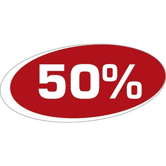 "Sticker ""50 %"""