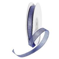 Metallic fabric ribbon