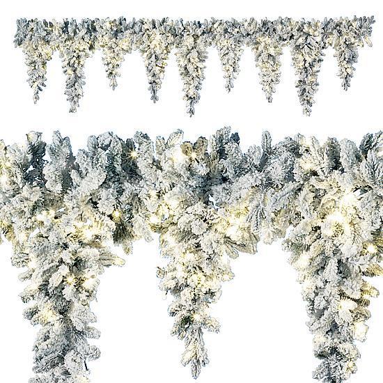 Icicle garland with light Etalage Decoratie