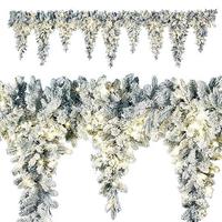 Icicle garland with light