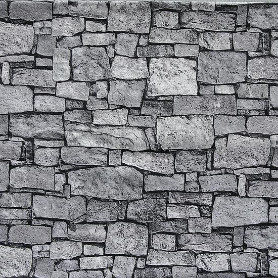 Decorative fabric "Stone wall"