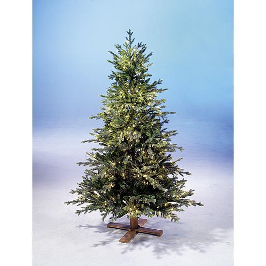 Douglas fir with LED light