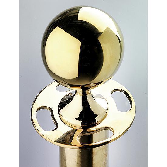 Barrier post for crowd guidance system