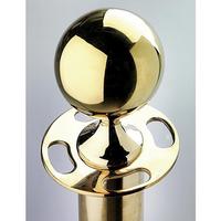 Barrier post for crowd guidance system