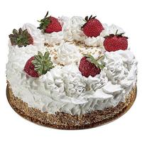 Strawberry cream cake