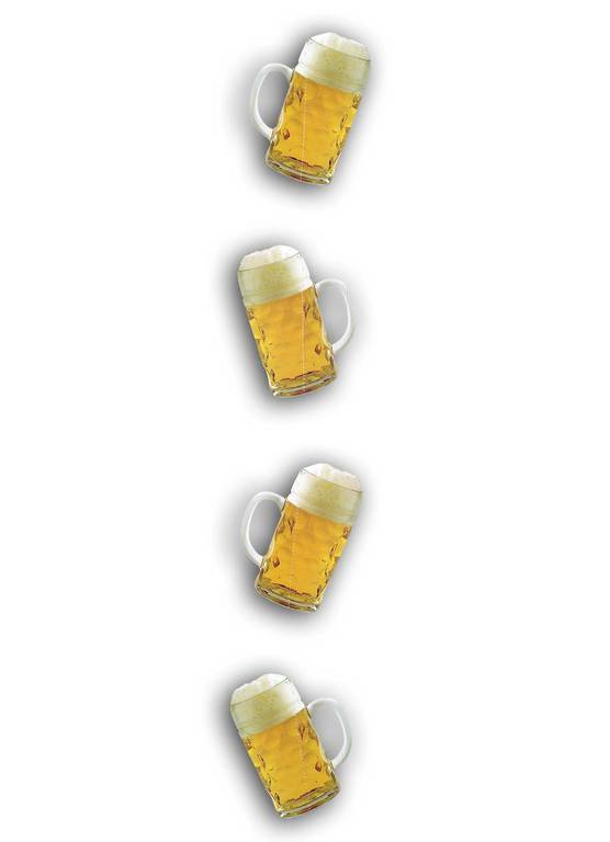 Beer mug garland