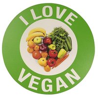 Metal sign "Veggie & Vegan"