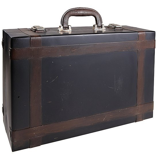 Metal suitcase