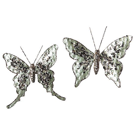 Butterfly with clip