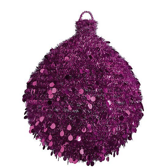 Giant tinsel ball 100cm Ø Etalage Decoratie