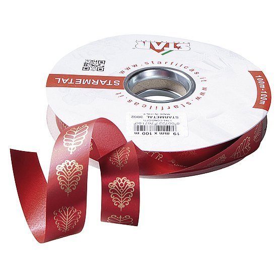 Poly ribbon "Leaf ornament"
