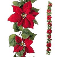 Poinsettia garland