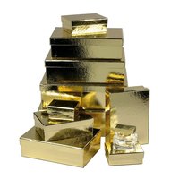 Cardboard boxen set "Clasic" rechthoekig