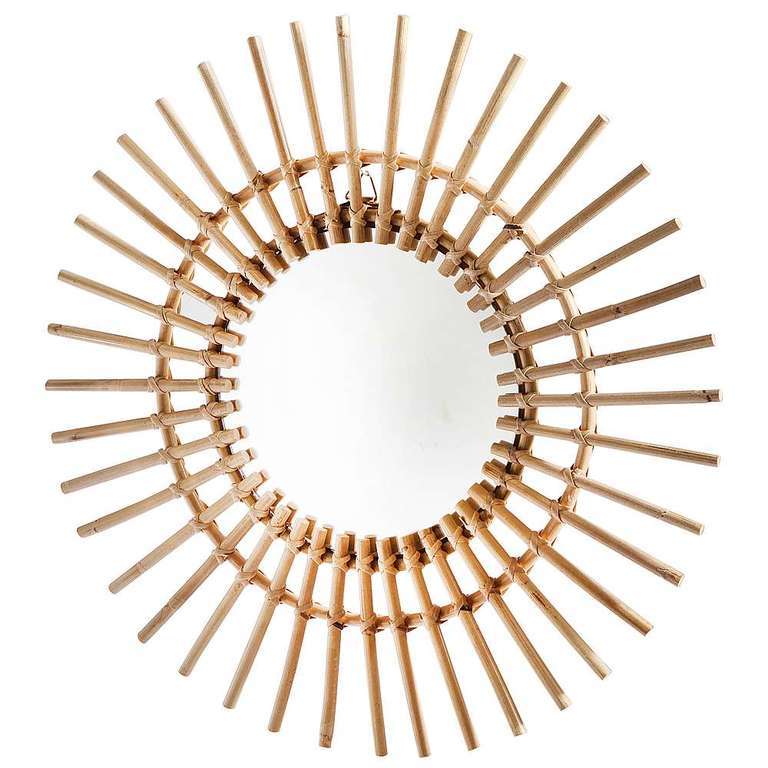 Rattan Spiegel 55cm