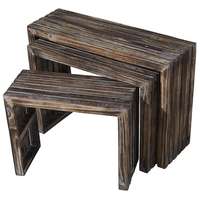 Tischset Holz rustikal 3tlg.