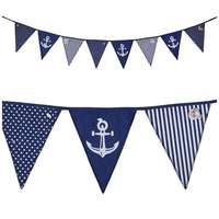 Wimpelkette blau maritim 165cm