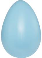 Ei, Kunststoff, 30 cm hoch pastellblau