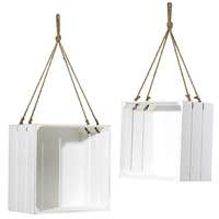 Kisten 35/40cm quadrat white