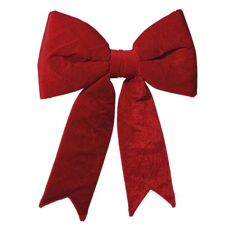 Samt-Schleifen rot 40x30cm