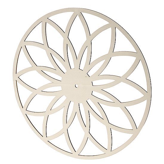 Holzdeko Blume 