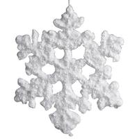 Schneeflocke 10cm ws 12St.