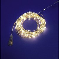 LED Lichterkette 20m silber kuppelbar