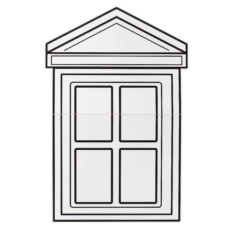 Fenster eckig 62x94cm