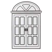 Fenster rund  63x95cm