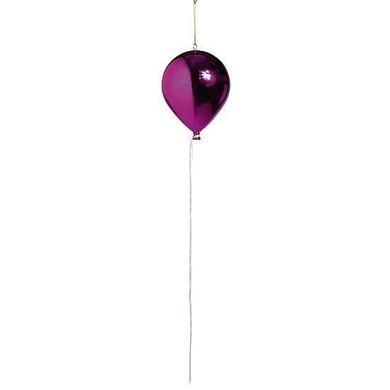 Luftballon pinkmetalic 20cm Plastik