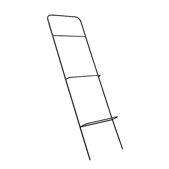 Dekoleiter Metall sw 40x10x140cm