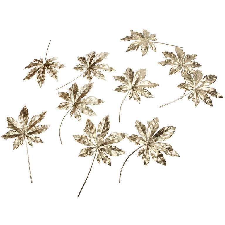 Maple leaves Gold - 10 stuks 