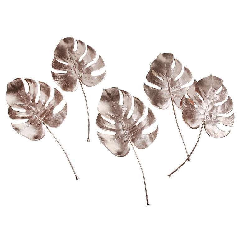 Monsterablatt 5 stuks Rose gold