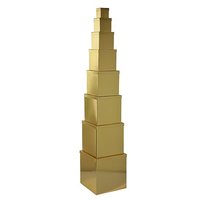 Kartonagen XL 8tlg gold metallic
